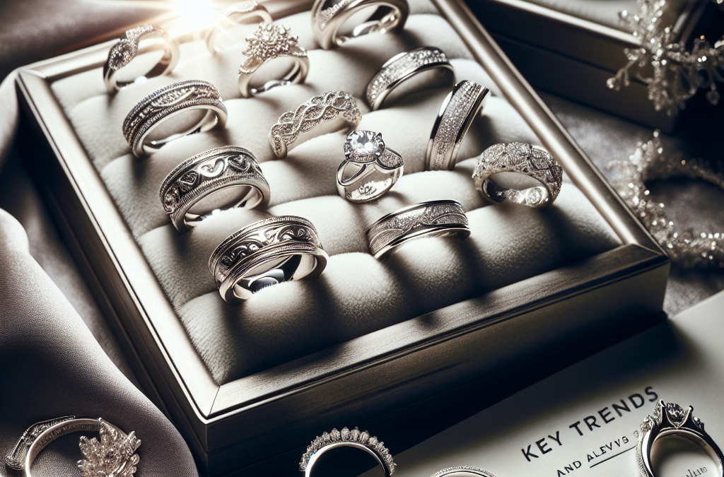 Bridal Set Wedding Rings in White Gold: Trends and Tips