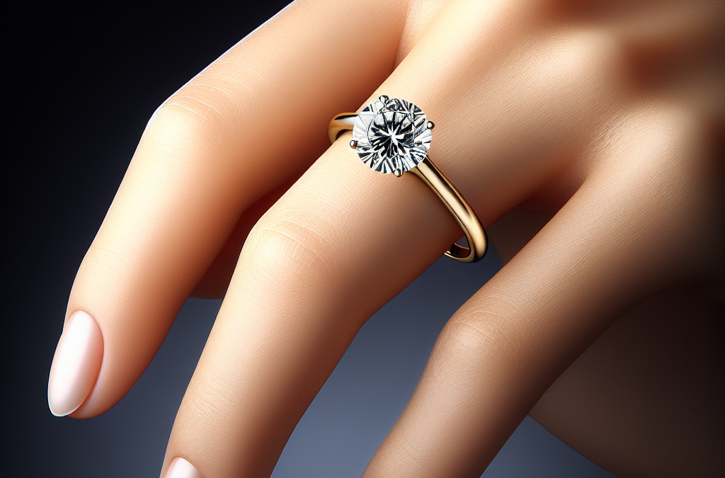 How Big Does a 0.5-Carat Diamond Look on a Ring?
