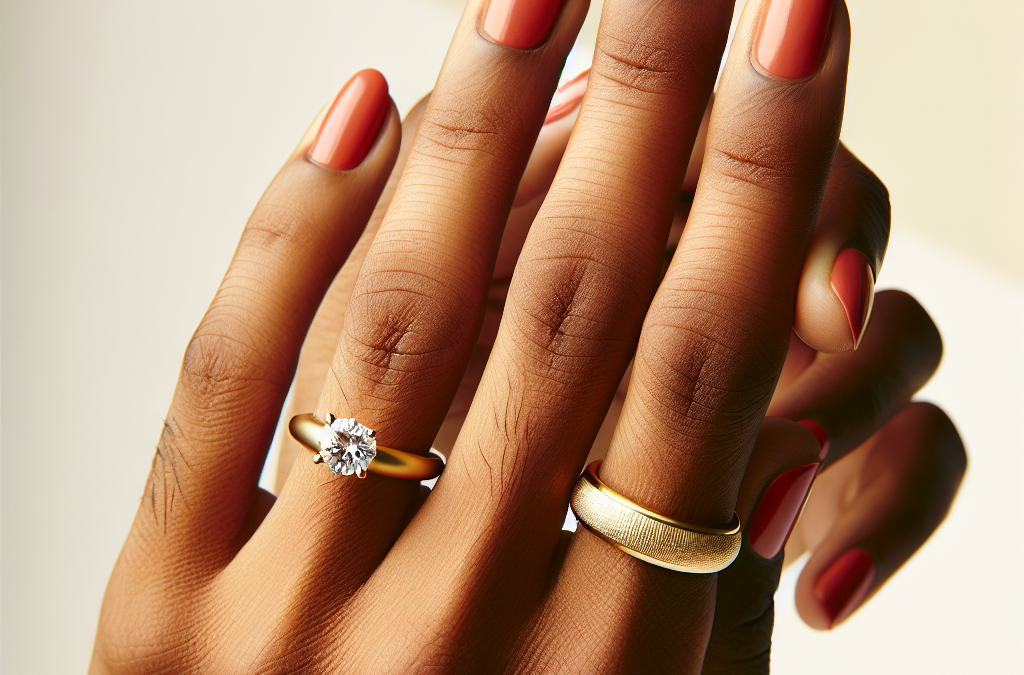 How Should You Wear an Engagement Ring and Wedding Band Together?