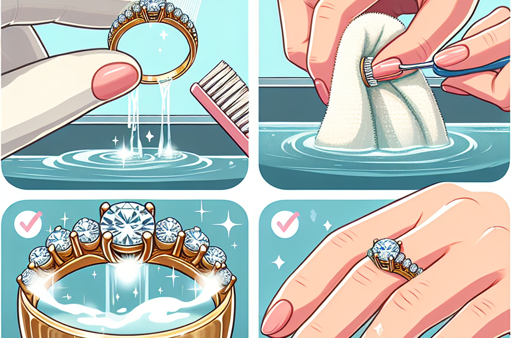 How to Clean a Gold Ring with Diamonds Without Damage