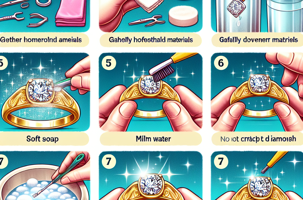 How to Polish Gold Rings with Diamonds Without Professional Tools