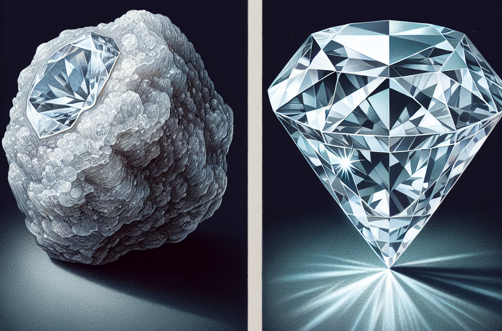 What Is the Difference Between Cut and Uncut Diamonds?