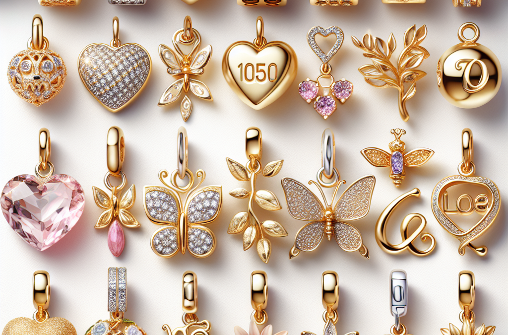 What are the best styles of 14k gold bracelet charms?