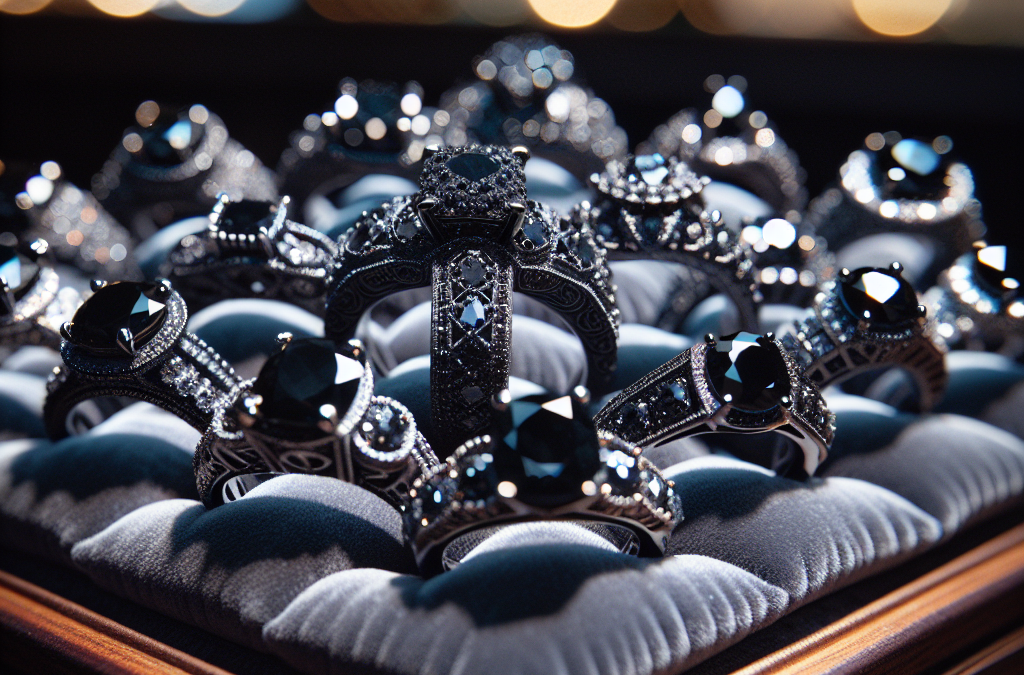 Are black diamond engagement rings popular today?