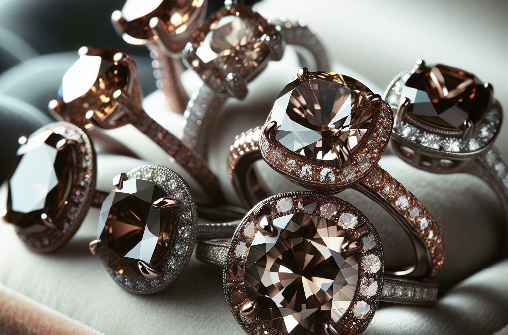 Are chocolate diamond rings considered rare?