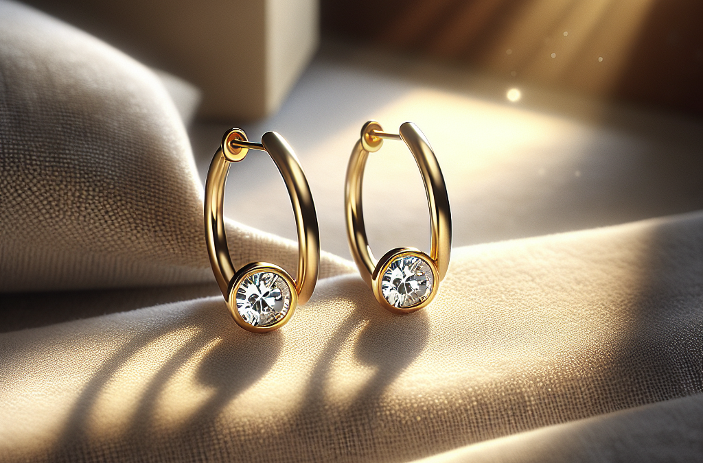 Are gold and diamond earrings good for everyday wear?