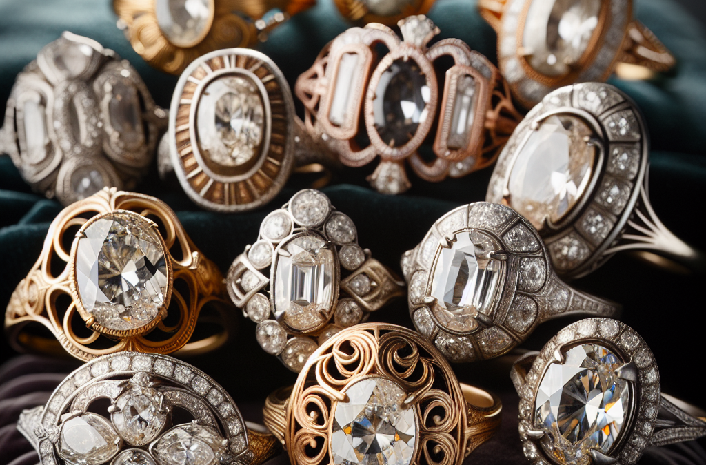 Are vintage oval diamond rings popular?