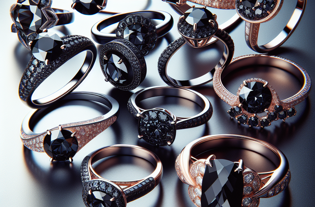 Are women’s black diamond rings in style?