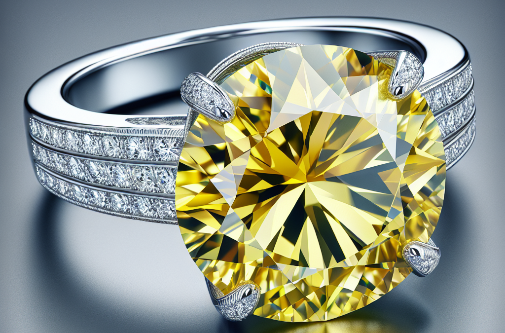 Are yellow diamond engagement rings rare?