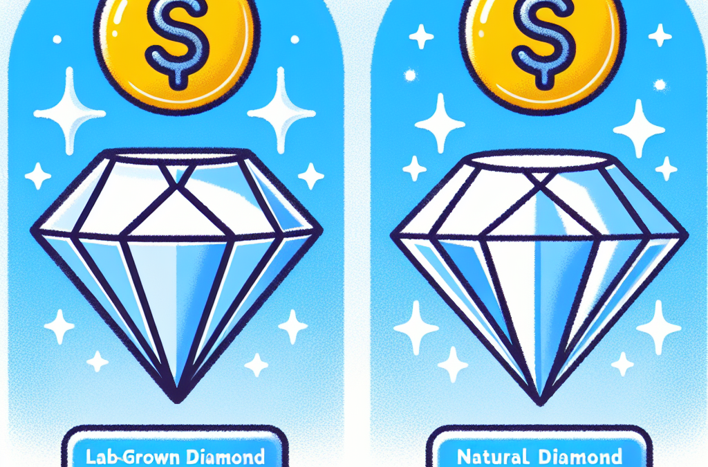 How do lab diamonds compare in price to natural?