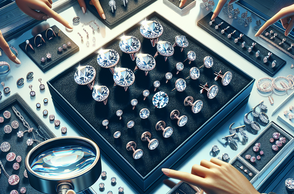 How do you choose the right size diamond stud earrings?