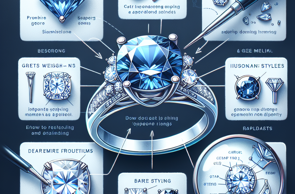 How to choose a sapphire and diamond engagement ring?