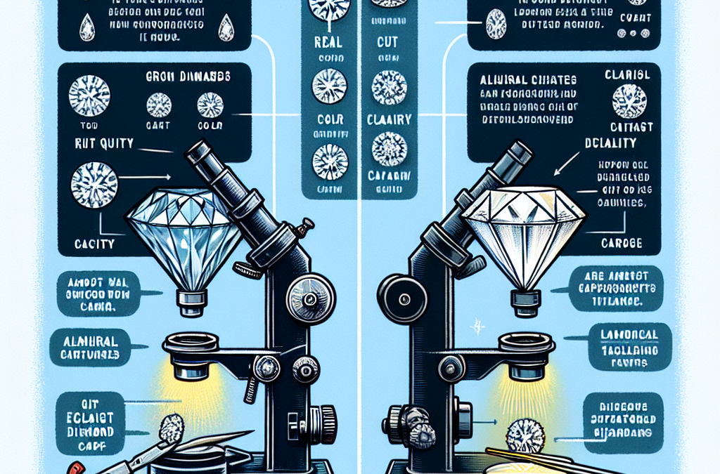 How to tell lab diamonds from real?