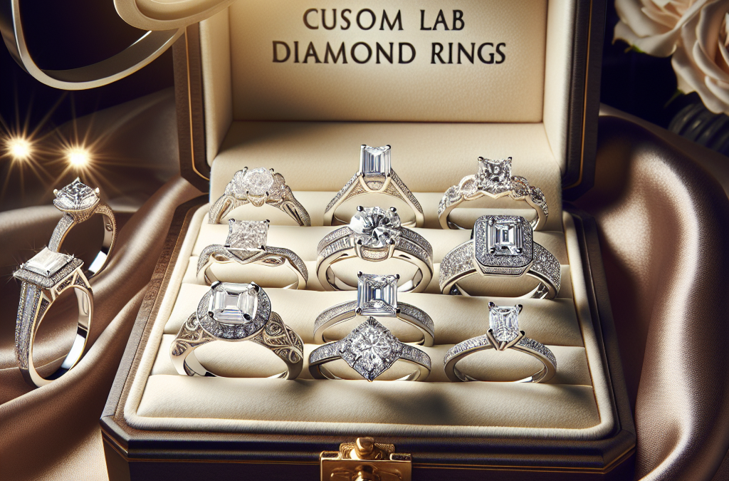 What are custom lab diamond rings?