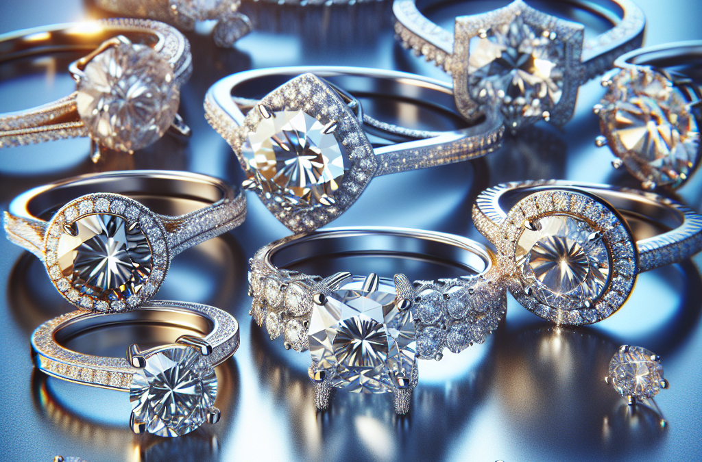 What are earth-made diamond engagement rings?
