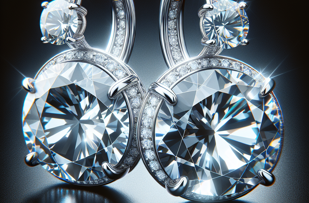 What are lab diamond earrings?