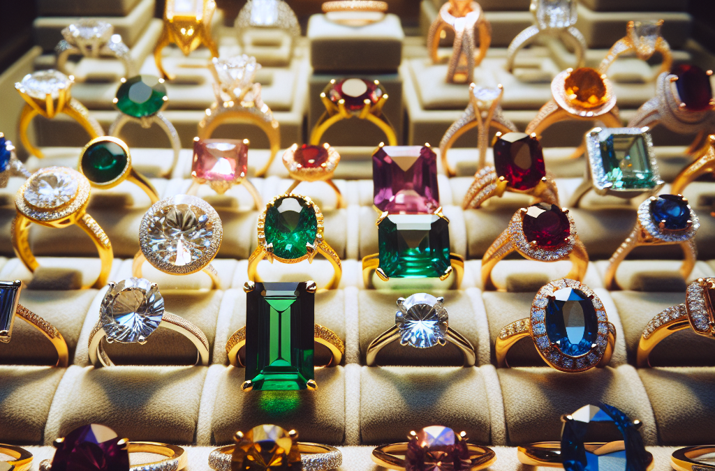 What are non-diamond engagement rings?