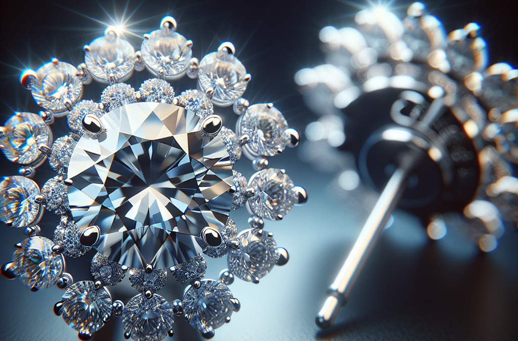 What are screw back diamond earrings?