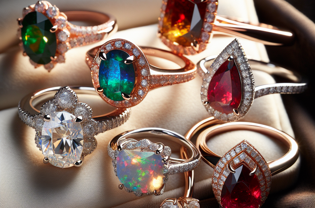 What are the best non-diamond engagement ring options?