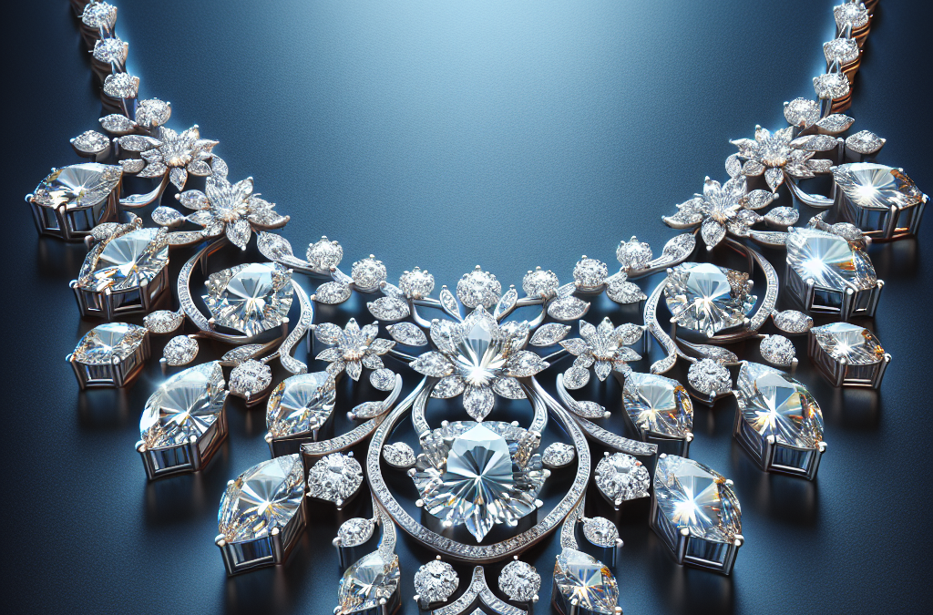 What is a lab created diamond necklace?