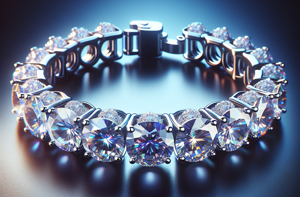 What is a lab diamond bracelet?