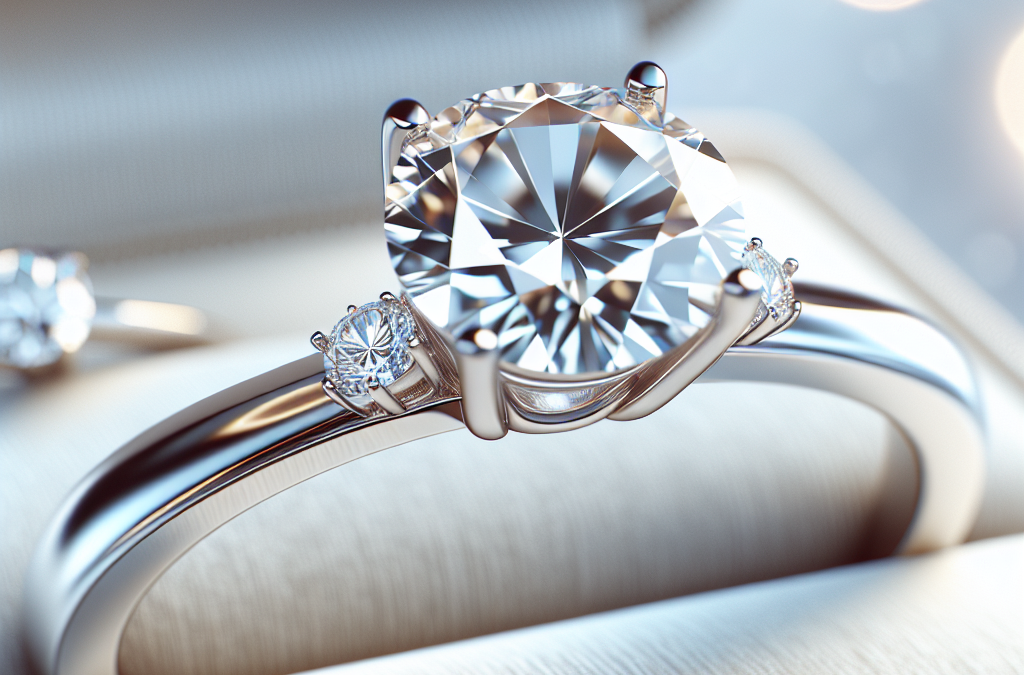 What is a lab grown diamond engagement ring?