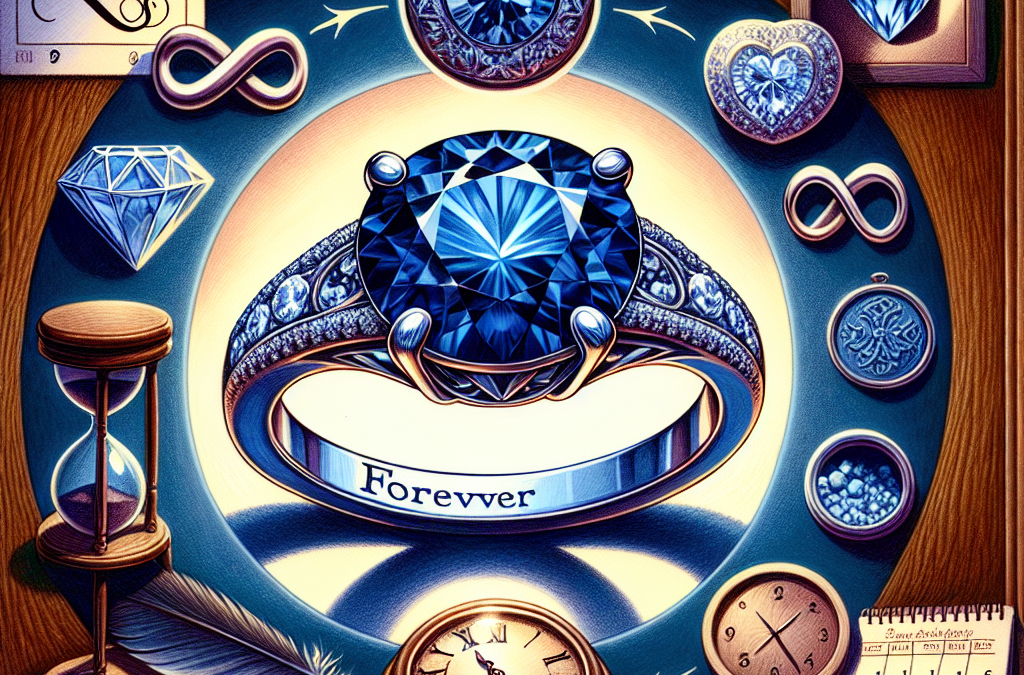 What is the meaning behind diamond and sapphire engagement rings?