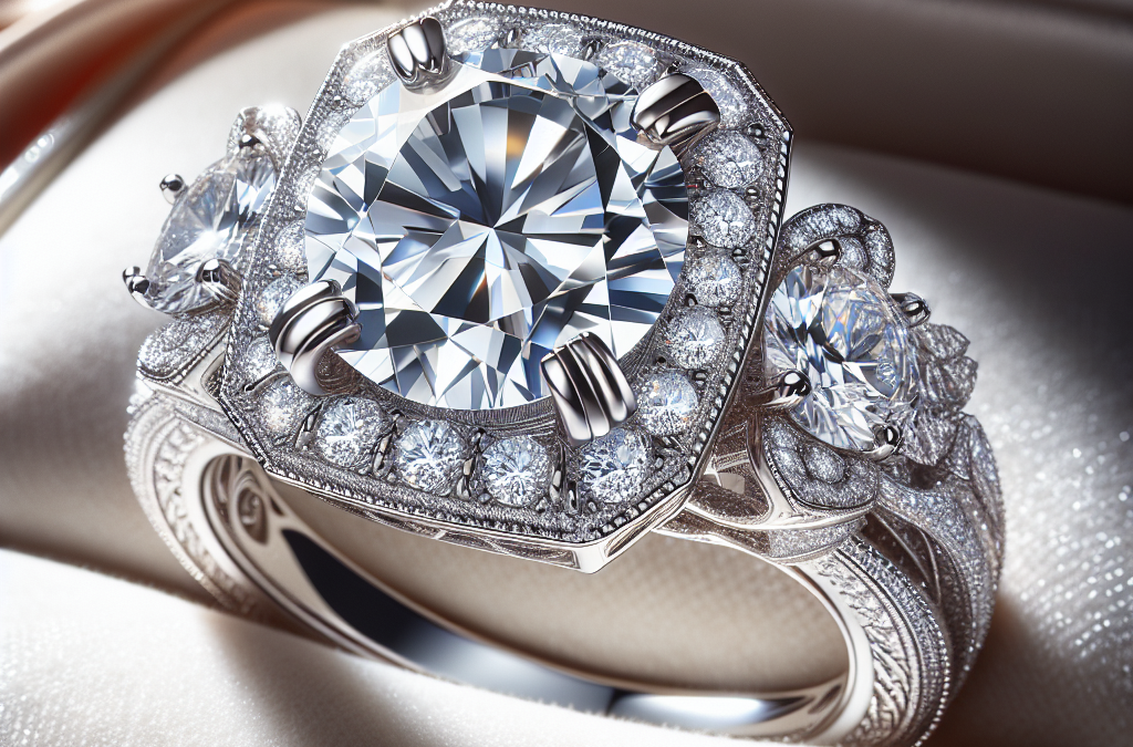 What makes 5 carat diamond engagement rings a luxury statement?