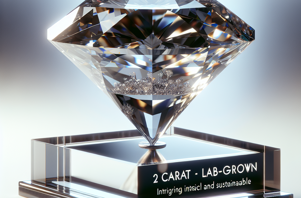 What makes a 2 carat lab grown diamond unique?