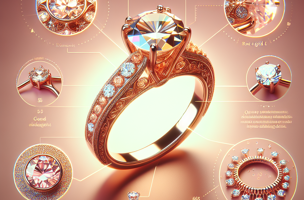 What makes rose gold diamond engagement rings trendy?