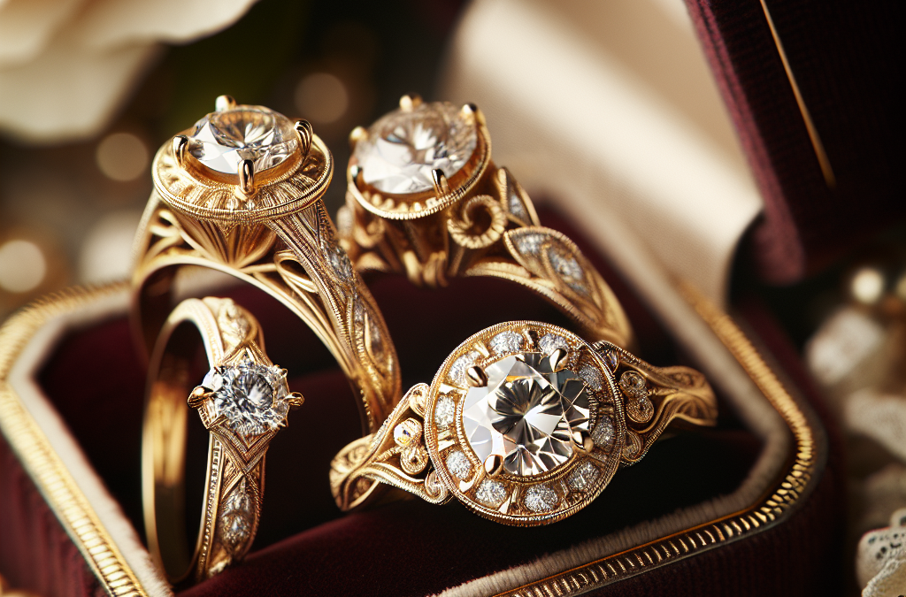 What makes yellow gold diamond engagement rings a timeless pick?