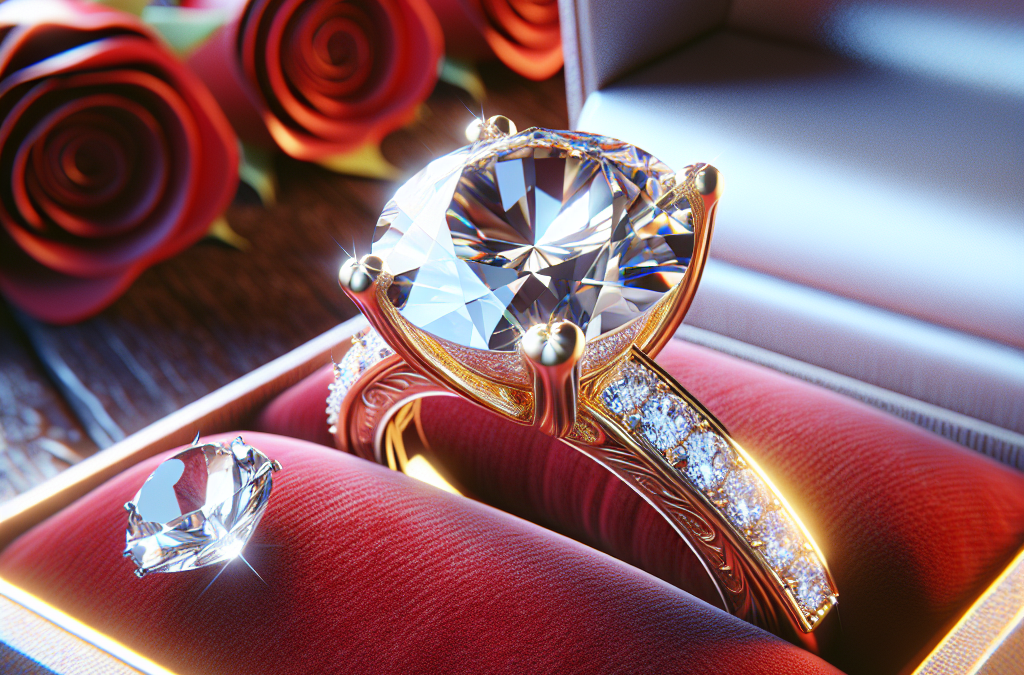 What should you know about diamond engagement gold rings?