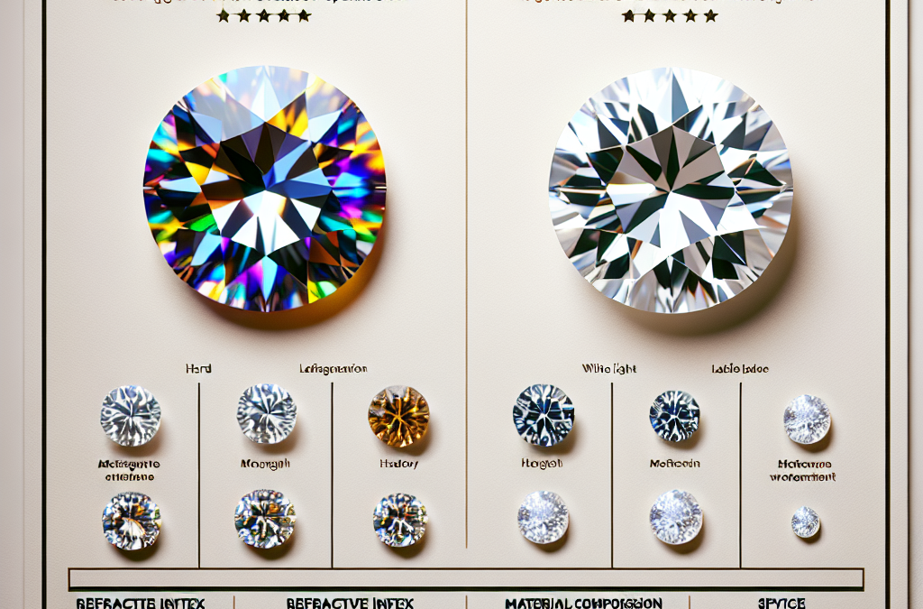 What’s the difference between moissanite and lab diamonds?