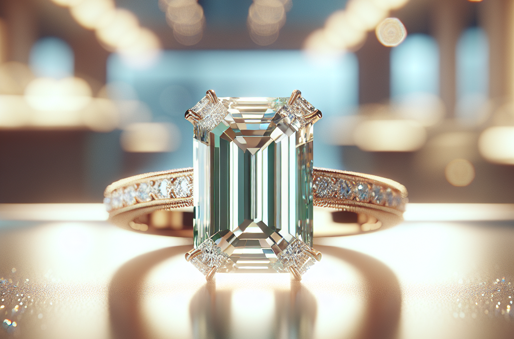 Why are 3 carat emerald cut diamond engagement rings so popular?
