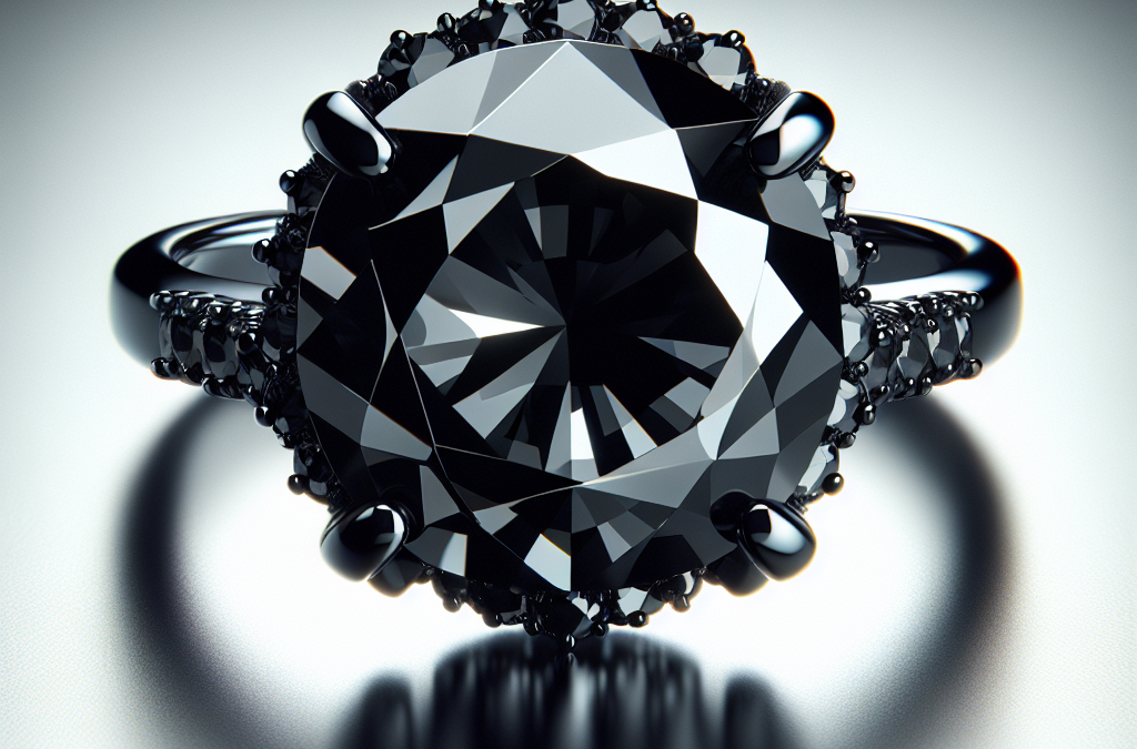 Why choose a black diamond engagement ring?