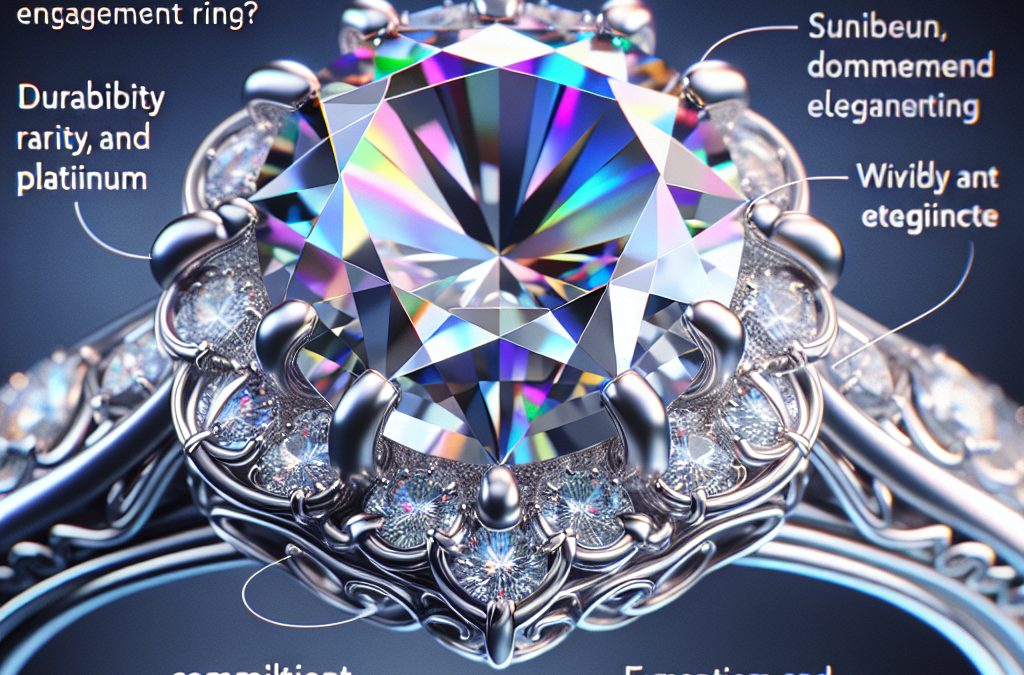 Why choose a diamond platinum engagement ring?