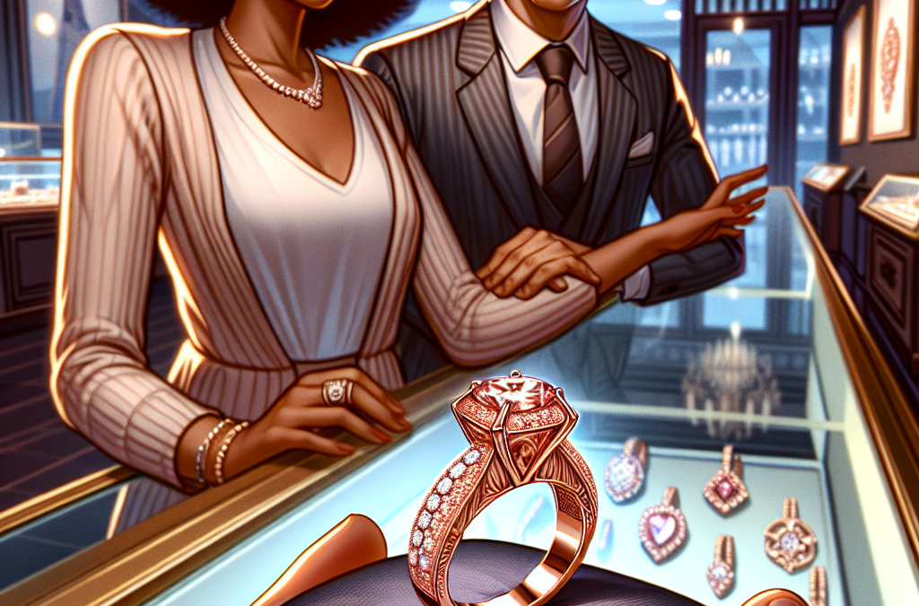 Why pick a rose gold diamond engagement ring?