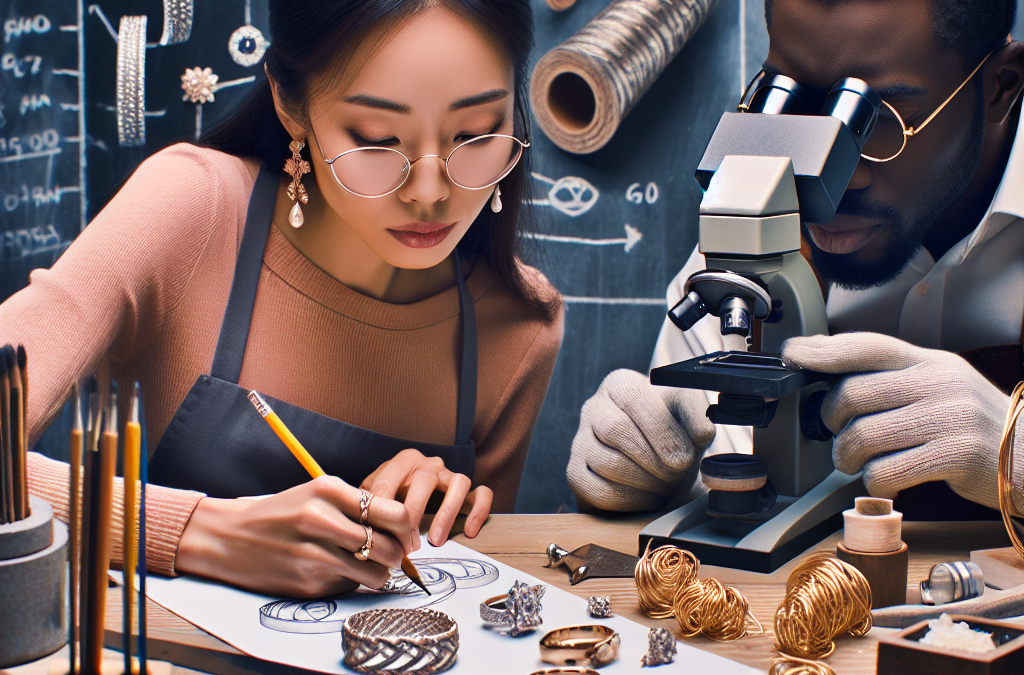 How do jewelers design custom wedding bands?