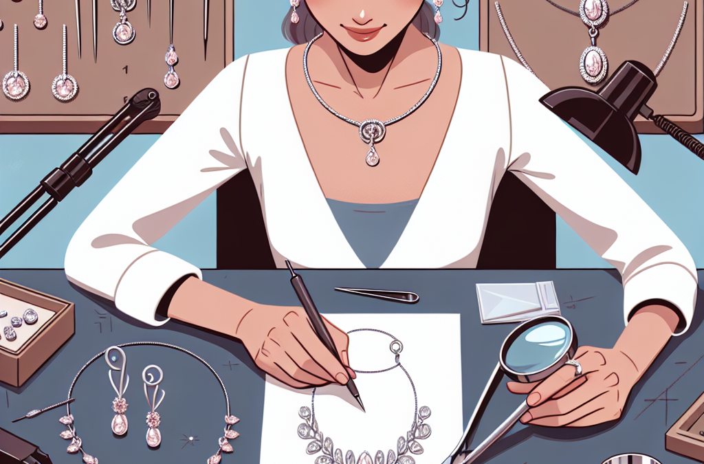 How do jewelers design matching bridal jewelry sets?