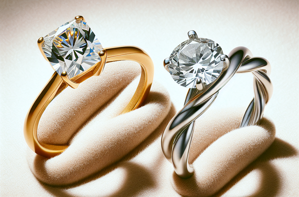 How do lab grown diamonds affect the design of engagement rings?