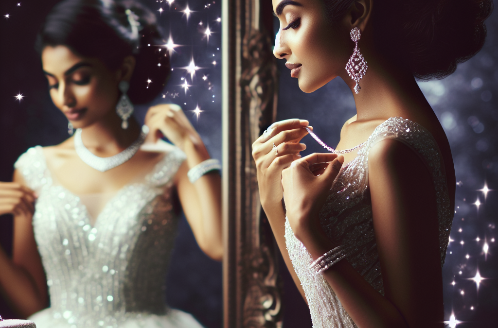 How do necklaces complete a bridal jewelry look?