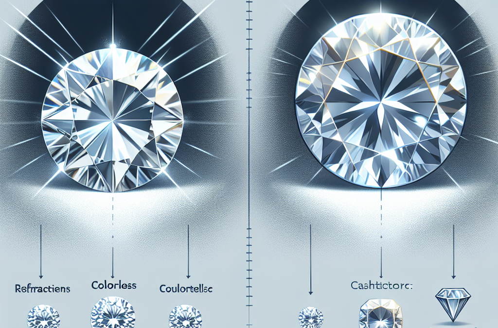 How does a lab grown diamond compare to cubic zirconia?