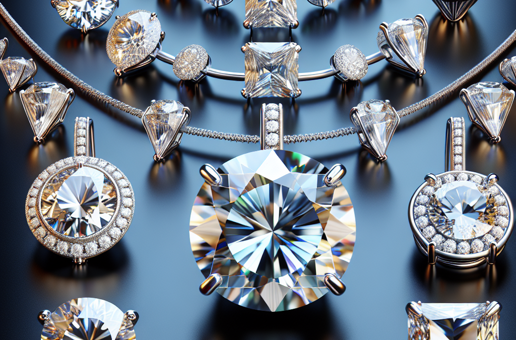 What are lab grown diamond necklaces?