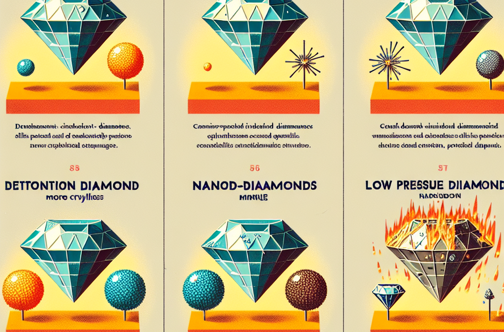 What are the different types of lab grown diamonds?