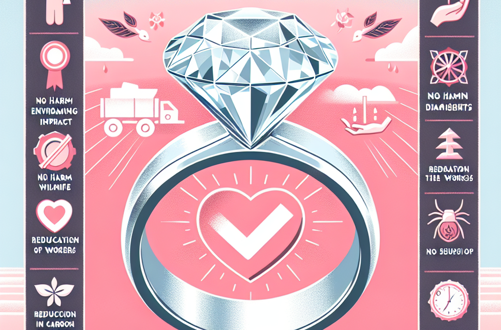 What are the ethical reasons to choose lab grown diamonds for engagement rings?