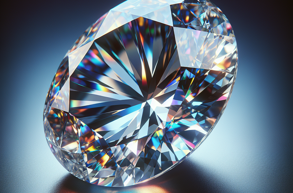 What is a lab grown oval diamond?