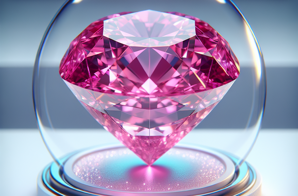 What is a pink lab grown diamond?
