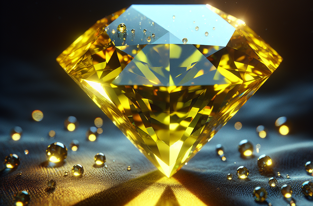 What is a yellow lab grown diamond?