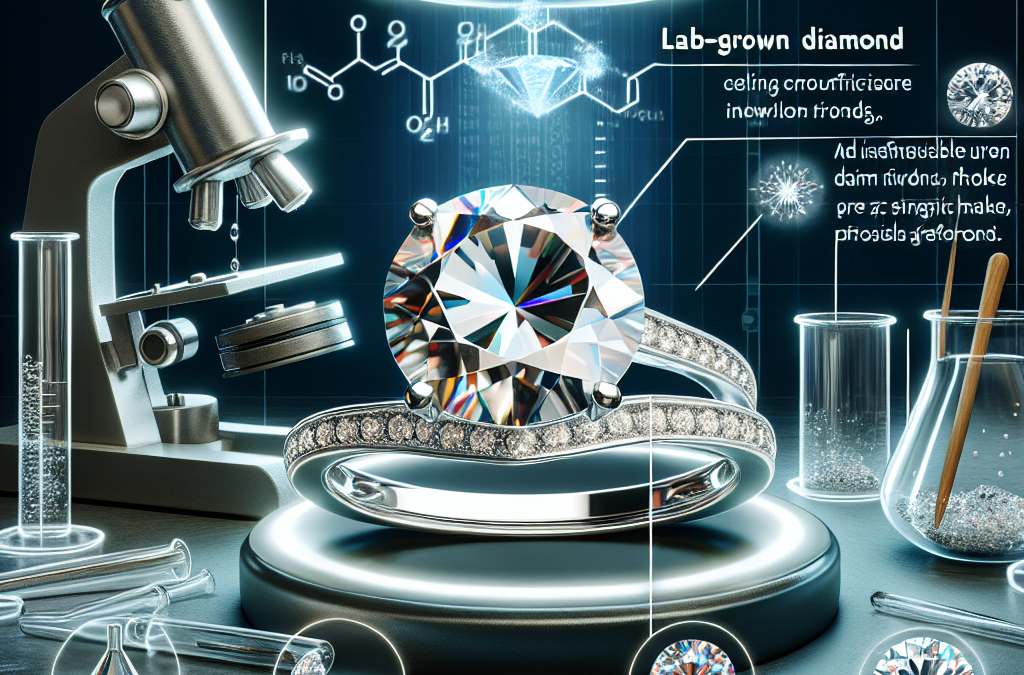What makes lab grown diamonds popular for engagement rings?