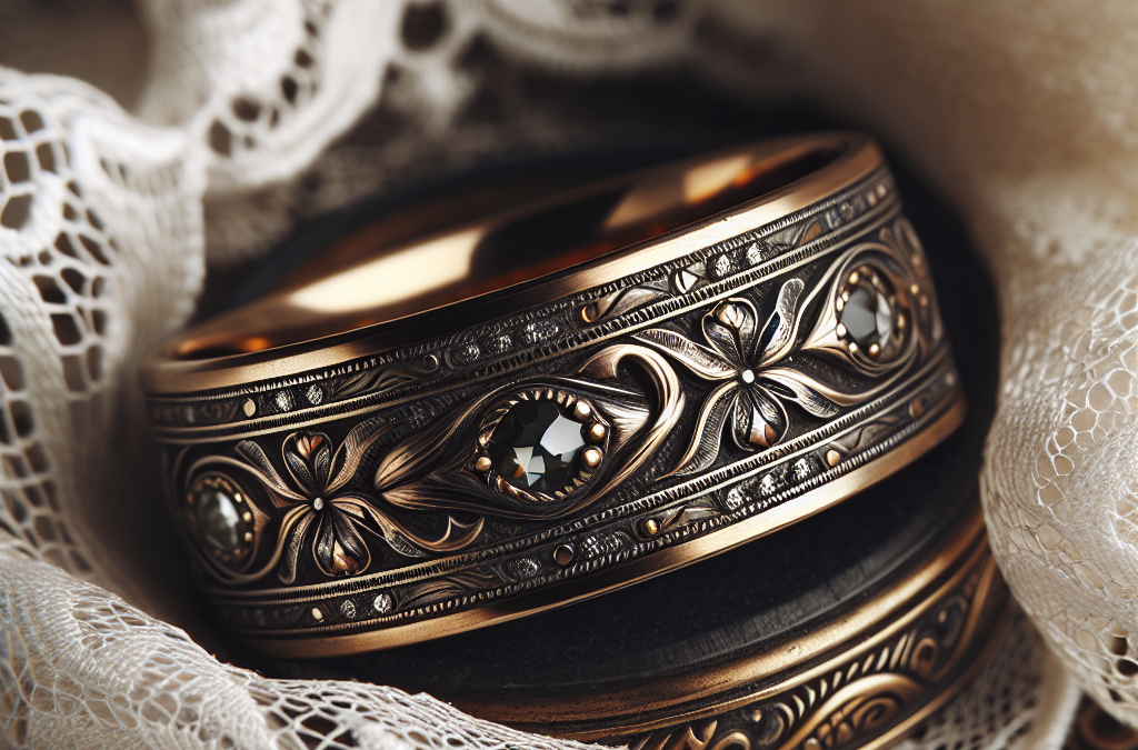 What makes vintage wedding bands unique?